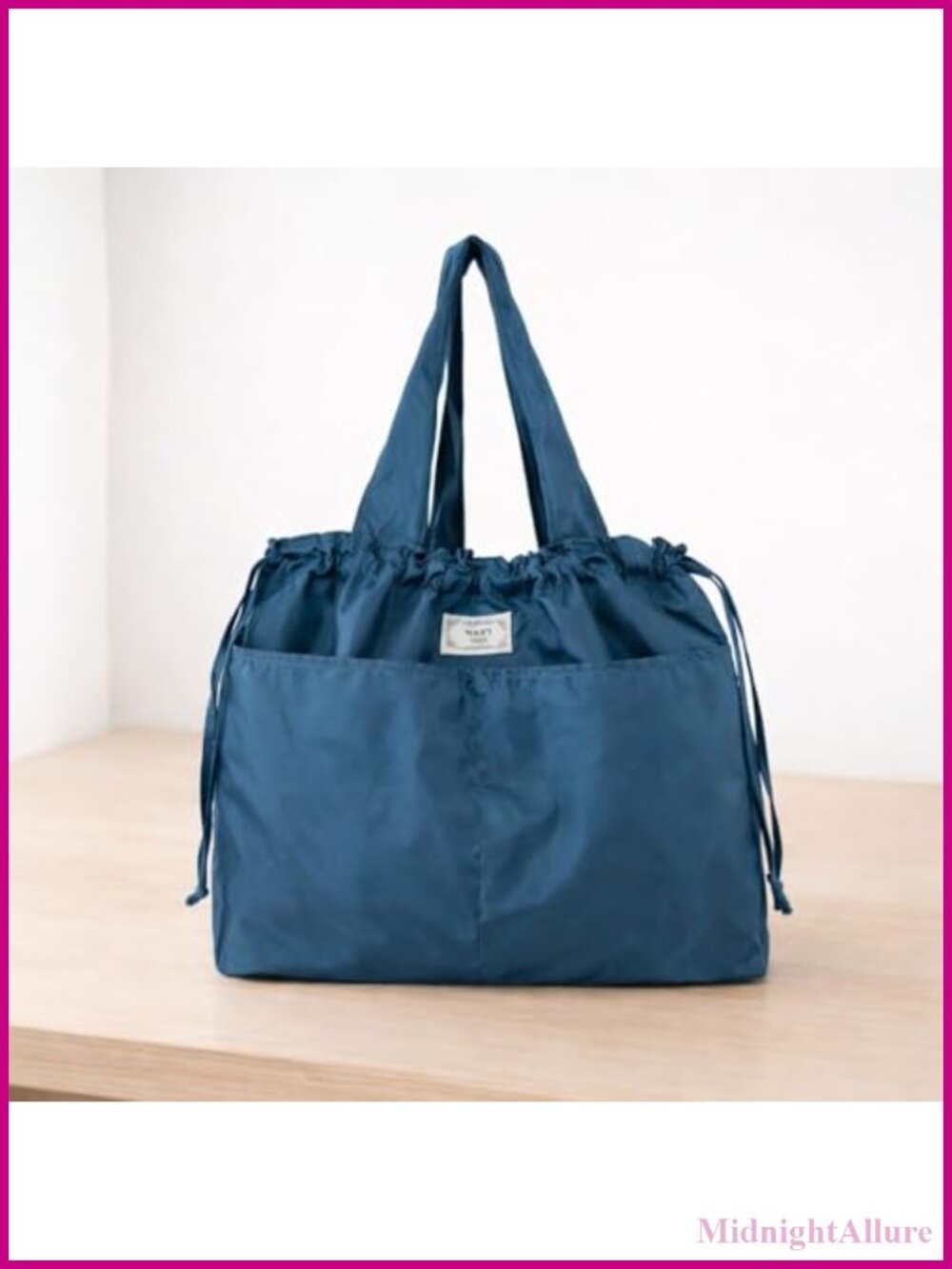 Foldable Reusable Tote Bag Lightweight Packable Shoulder Bag Travel Shopping